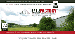 Desktop Screenshot of albfactory.com