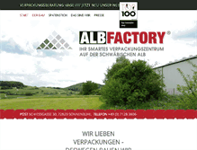Tablet Screenshot of albfactory.com
